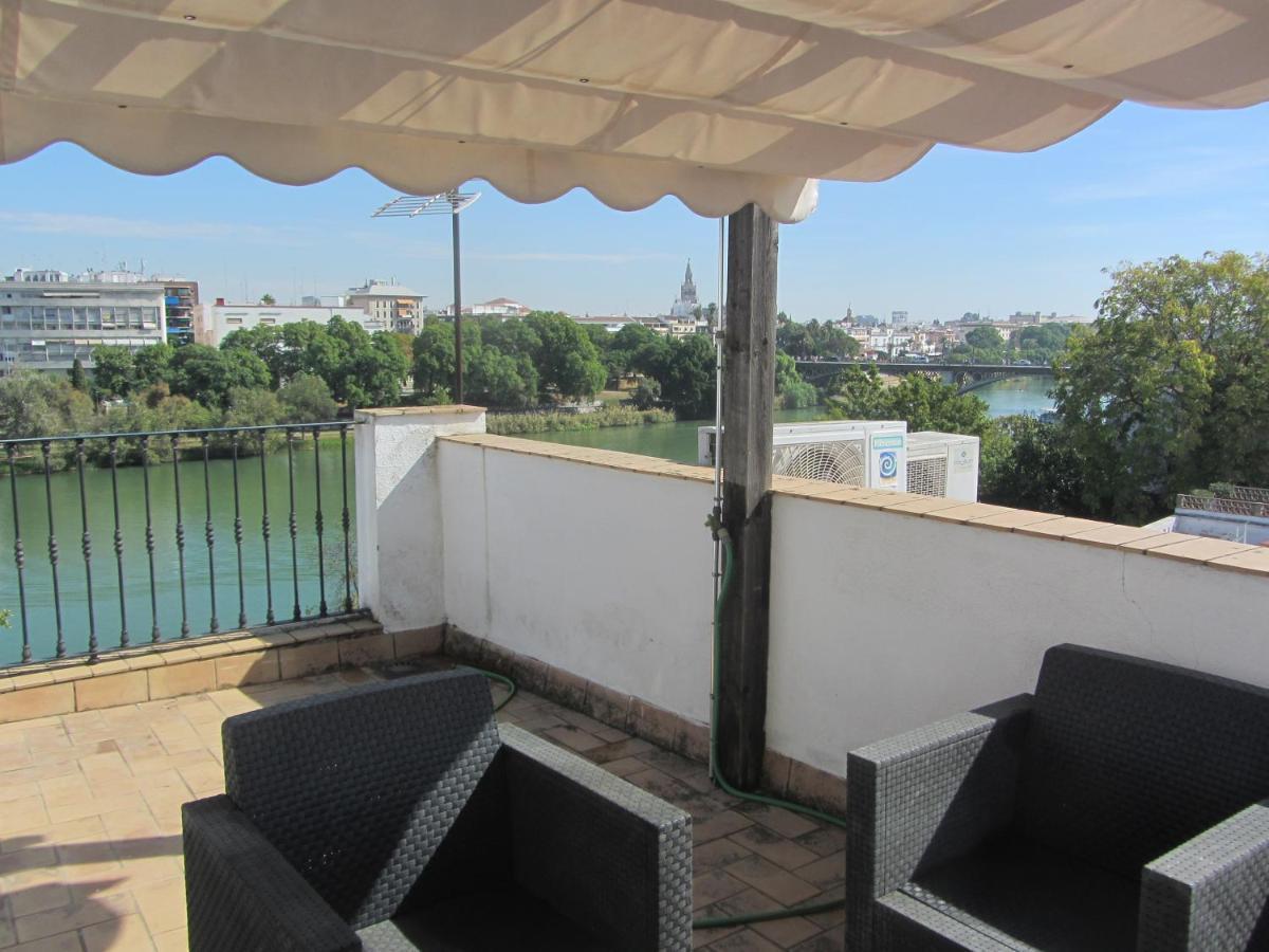 Trianabridgeviews Ático con vistas al puente de Triana calle Castilla 38 Sevilha Exterior foto